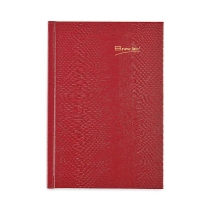 Daily/monthly Planner, 8.25 X 5.75, Red Cover, 12-month (jan To Dec): 2026