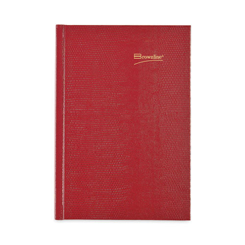 Daily/monthly Planner, 8.25 X 5.75, Red Cover, 12-month (jan To Dec): 2026