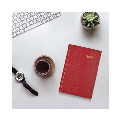 Daily/monthly Planner, 8.25 X 5.75, Red Cover, 12-month (jan To Dec): 2026