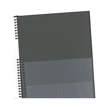 Coilpro Weekly Appointment Book In Columnar Format, 11 X 8.5, Black Lizard-look Cover, 12-month (jan To Dec): 2026