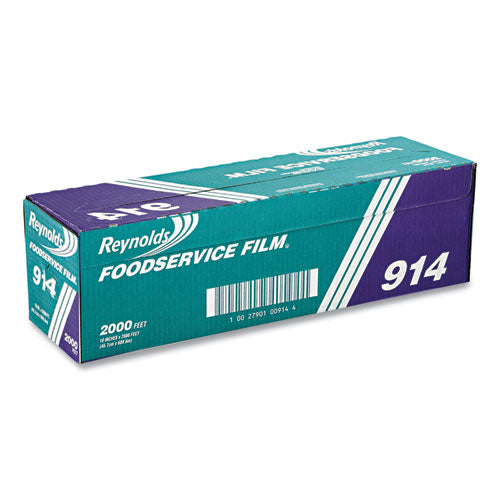Pvc Film Roll With Cutter Box, 18" X 2,000 Ft