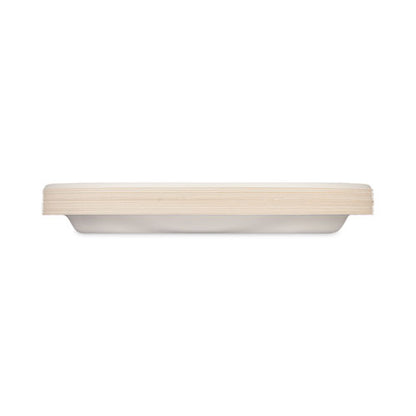 Ecosave Tableware, Plate, Sugarcane, 10.13" Dia, White, 16/pack