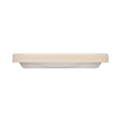 Ecosave Tableware, Plate, Sugarcane, 6.75" Dia, White, 30/pack, 12 Packs/carton
