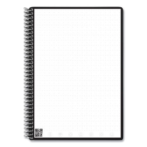 Core Smart Notebook, Dotted Rule (4 Sq/in), Black Cover, (18) 8.8 X 6 Sheets