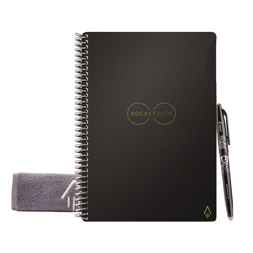 Core Smart Notebook, Medium/college Rule, Infinity Black Cover, (18) 8.8 X 6 Sheets