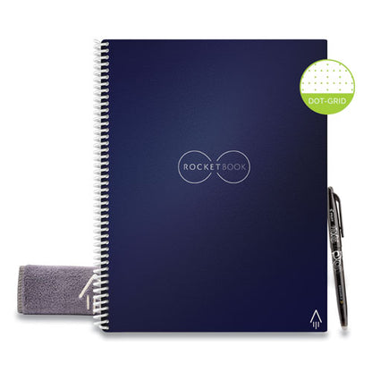 Core Smart Notebook, Dotted Rule (4 Sq/in), Midnight Blue Cover, (16) 11 X 8.5 Sheets