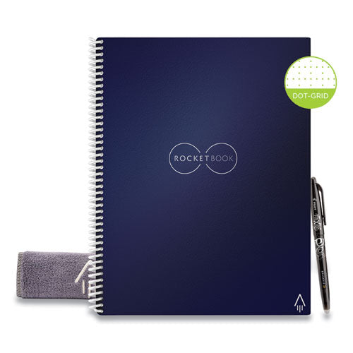 Core Smart Notebook, Dotted Rule (4 Sq/in), Midnight Blue Cover, (16) 11 X 8.5 Sheets