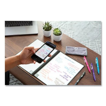 Fusion Smart Notebook, Seven Assorted Page Formats, Teal Cover, (21) 11" X 8.5" Sheets