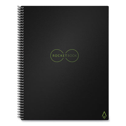 Core Smart Notebook, Dotted Rule (4 Sq/in), Black Cover, (16) 11 X 8.5 Sheets