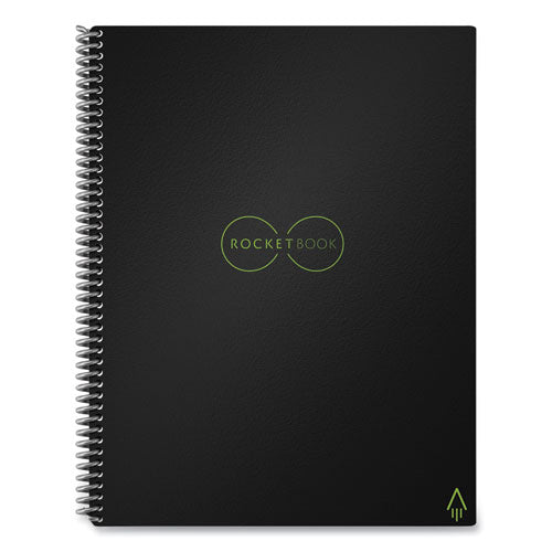 Core Smart Notebook, Dotted Rule (4 Sq/in), Black Cover, (16) 11 X 8.5 Sheets