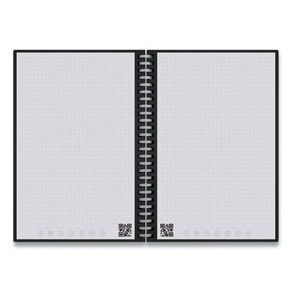 Wave Smart Reusable Notebook, Dotted Rule (4 Sq/in), Blue Cover, (40) 9.5 X 8.5 Sheets