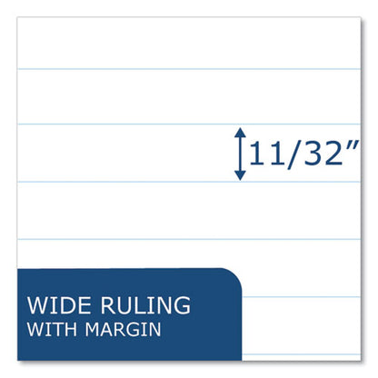 Notebook Filler Paper, 3-hole, 8 X 10.5, Wide/legal Rule, 200/pack