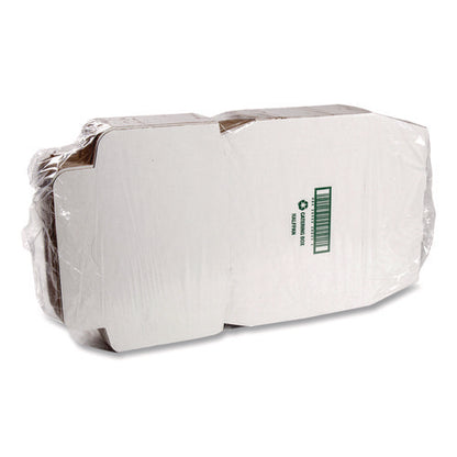 Catering Boxes, 10.88 X 13 X 3, White, Paper, 50/carton