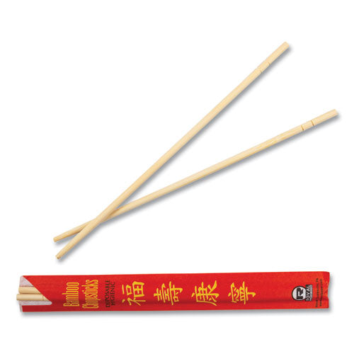 Chopsticks, Paper, 9", Natural, 1,000/carton