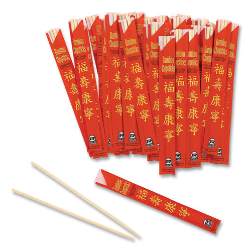 Chopsticks, Paper, 9", Natural, 1,000/carton