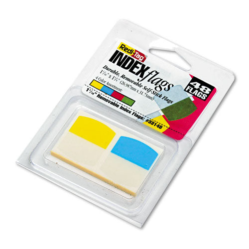 Write-on Index Tabs, 1/5-cut, Assorted Colors, 1.06" Wide, 48/pack