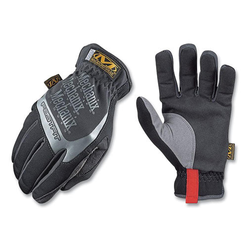 Fastfit Work Gloves, Small, Black, Pair