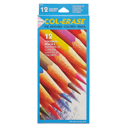 Col-erase Pencil With Eraser, 0.7 Mm, 2b, Assorted Lead And Barrel Colors, Dozen