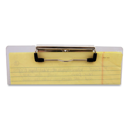 Acrylic Clipboard, 0.5" Clip Capacity, Holds 8.5 X 11 Sheets, Clear