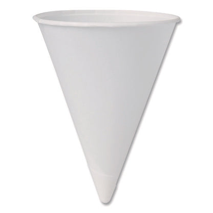 Cone Water Cups, 4 Oz, Paper, White, 200/bag, 25 Bags/carton