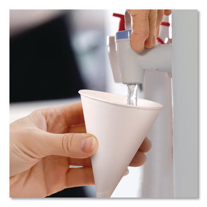 Cone Water Cups, 4 Oz, Paper, White, 200/bag, 25 Bags/carton