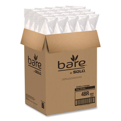 Cone Water Cups, 4 Oz, Paper, White, 200/bag, 25 Bags/carton