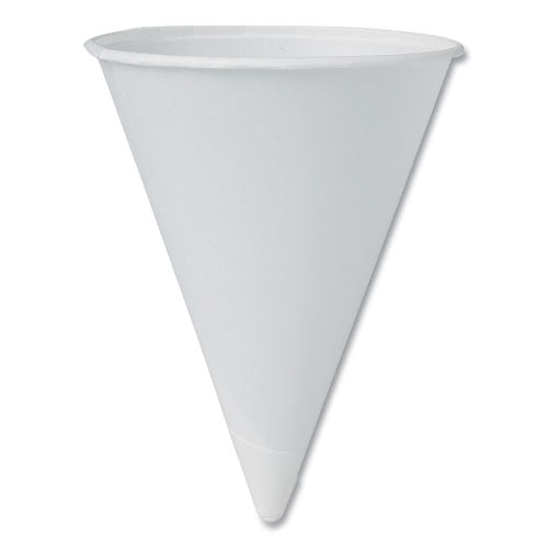 Cone Water Cups, Chipboard Box Inner Packaging, 4 Oz, Paper, White, 200/bag, 25 Bags/carton