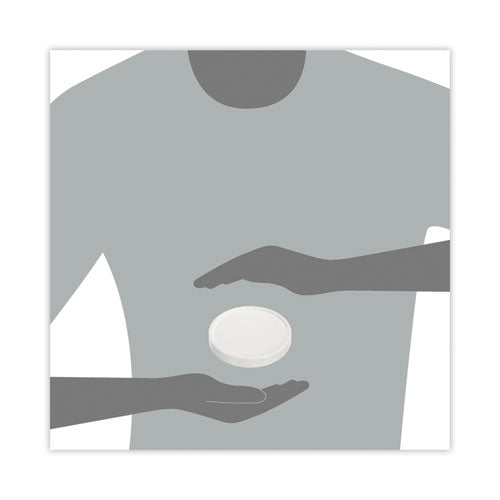 Spiral-wound Paper Hot Cup Lids, Fits 16 Oz Hot Cups, Paper, White, 25/sleeve, 20 Sleeves/carton