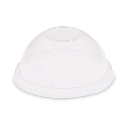 Dome-top Cold Cup Lids, Fits 2.5 Oz To 9 Oz Cold Cups, Plastic, Clear, 2,500/carton