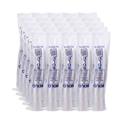 Dome-top Cold Cup Lids, Fits 2.5 Oz To 9 Oz Cold Cups, Plastic, Clear, 2,500/carton