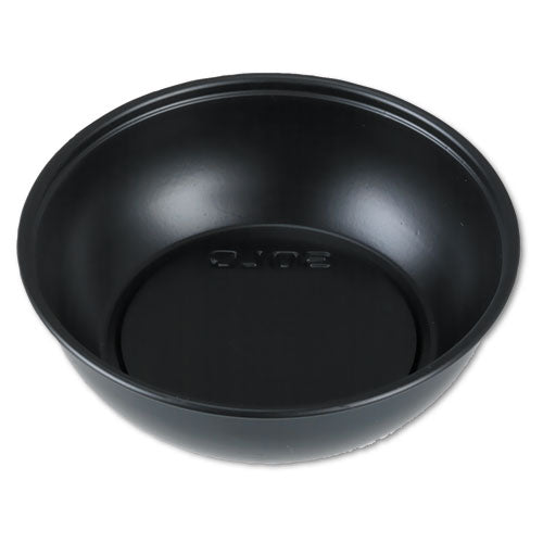 Polystyrene Portion Cups, 5.5 Oz, Plastic, Black, 250/bag, 10 Bags/carton