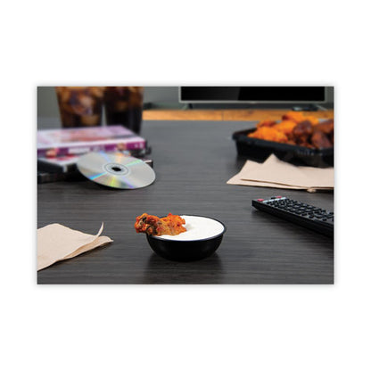 Polystyrene Portion Cups, 5.5 Oz, Plastic, Black, 250/bag, 10 Bags/carton