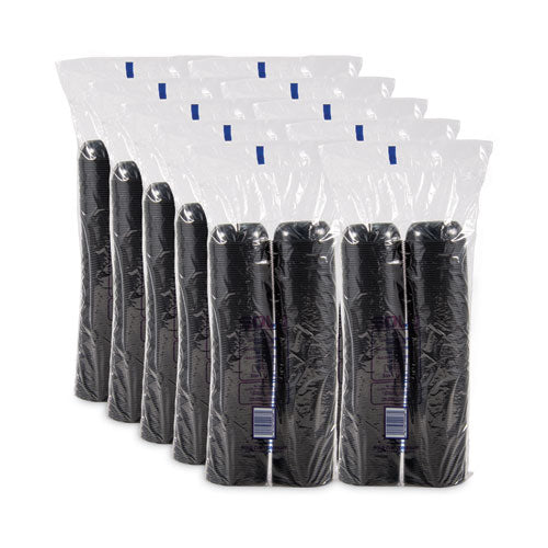 Polystyrene Portion Cups, 5.5 Oz, Plastic, Black, 250/bag, 10 Bags/carton