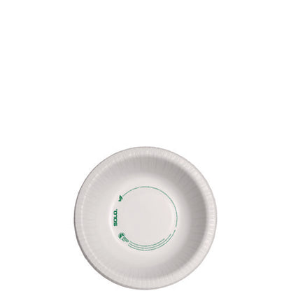 Compostable Paper Dinnerware, Proplanet Seal, Bowl, 12 Oz, White, 125/pack
