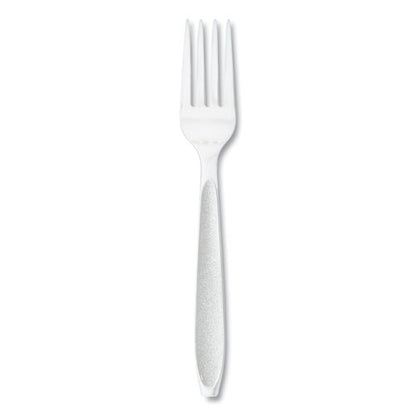 Impress Heavyweight Full-length Polystyrene Cutlery, Fork, Plastic, White, 100/box, 10 Boxes/carton
