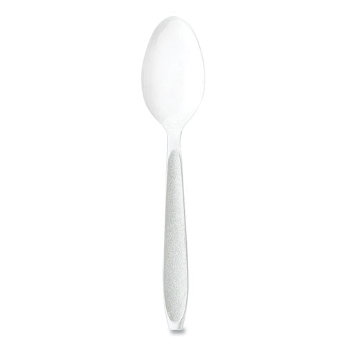 Impress Heavyweight Full-length Polystyrene Cutlery, Spoon, Plastic, White, 100/box, 10 Boxes/carton