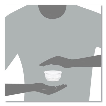 Sundae Cups, 5 Oz, Plastic, Clear, 50/bag, 20 Bags/carton