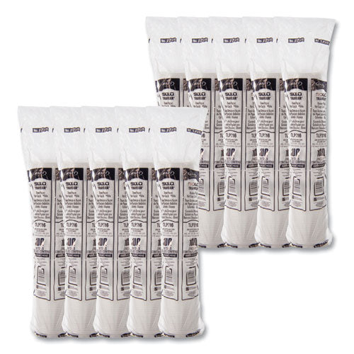 Traveler Cappuccino Style Dome Lid, Fits 10 Oz To 24 Oz Hot Cups, Plastic, White, 100/pack, 10 Packs/carton