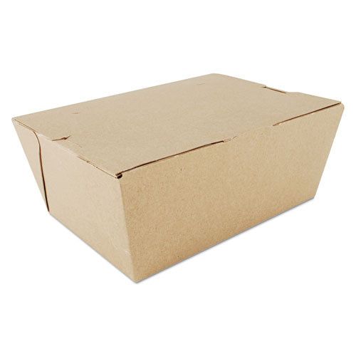 Champpak Carryout Boxes, #4, 7.75 X 5.5 X 3.5, Brown, Paper, 160/carton