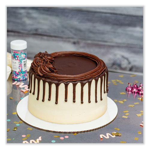 Bright White Cake Circles, 14" Diameter, White, Paper, 100/carton