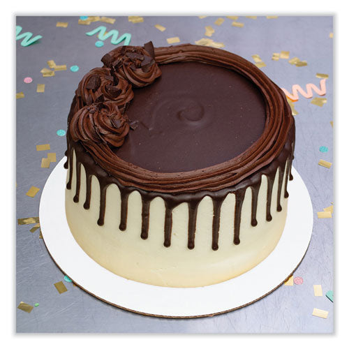 Bright White Cake Circles, 14" Diameter, White, Paper, 100/carton