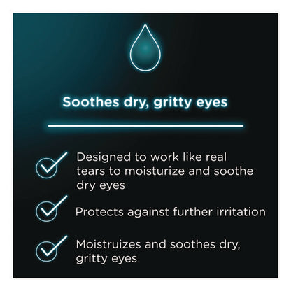 Dry Eye Relief Lubricant Eye Drops, 15 Ml Bottle, 2/box