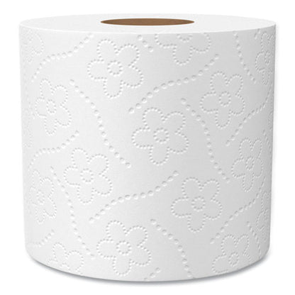 100% Recycled Bathroom Tissue,  Individually Wrapped Rolls, Septic Safe, 2-ply, White, 500 Sheets/roll, 60 Rolls/carton