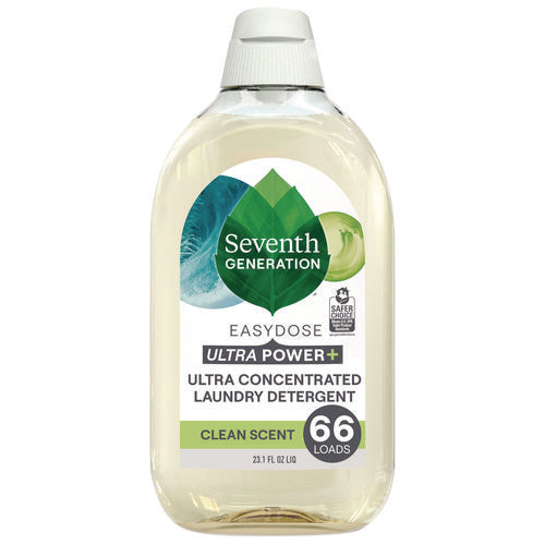 Ultra Power + Laundry Detergent, Clean, 23.1 Oz Bottle, 6/carton
