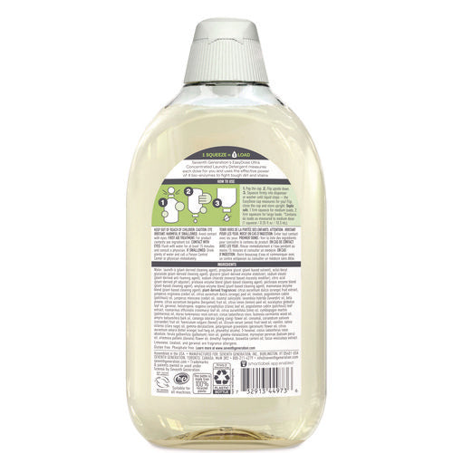 Ultra Power + Laundry Detergent, Clean, 23.1 Oz Bottle, 6/carton