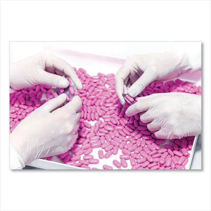 Latex Examination Gloves, Powder-free, X-large, 5 Mil Thick, 9.45" Long, Cream, 100/box, 10 Boxes/carton