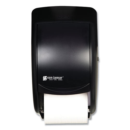 Duett Classic Standard Toilet Tissue Dispenser, 2 Roll, 7.5 X 7 X 12.75, Black Pearl