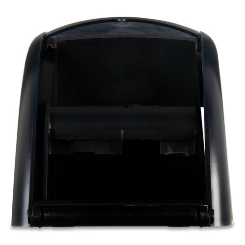Duett Classic Standard Toilet Tissue Dispenser, 2 Roll, 7.5 X 7 X 12.75, Black Pearl