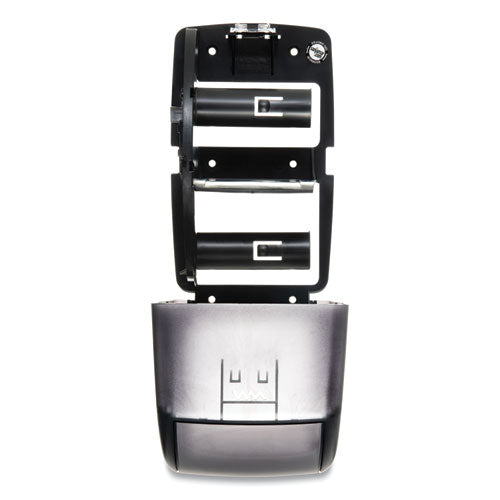Duett Classic Standard Toilet Tissue Dispenser, 2 Roll, 7.5 X 7 X 12.75, Black Pearl