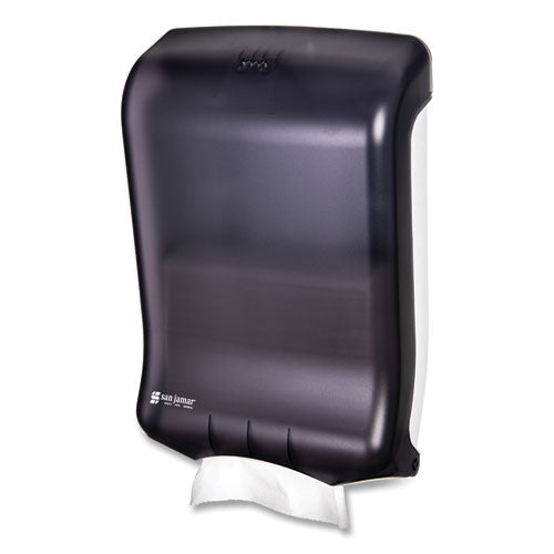 Large Capacity Ultrafold Multifold/c-fold Towel Dispenser, Classic, 11.75 X 6.25 X 18, Black Pearl